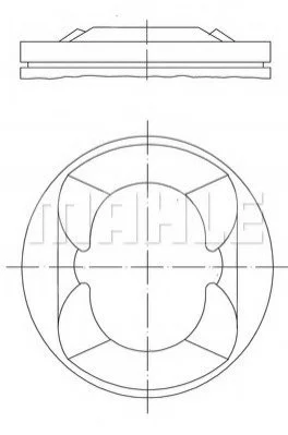 Поршень MAHLE / KNECHT 081PI00110000 (фото 1)