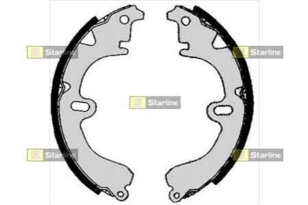 Гальмівні колодки барабанні STARLINE BC 05860