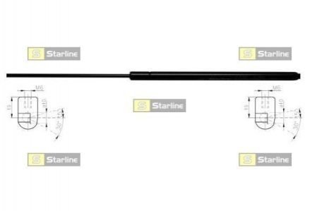 Амортизатор багажника STARLINE 40.14.801