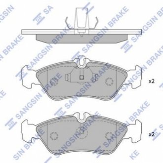 Кт. Гальмiвнi колодки Hi-Q (SANGSIN) SP1274A