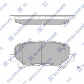 Кт. Гальмiвнi колодки Hi-Q (SANGSIN) SP1461A