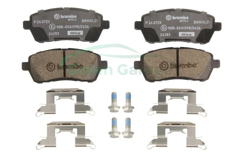 Гальмівні колодки дискові BREMBO P24 072X (фото 1)
