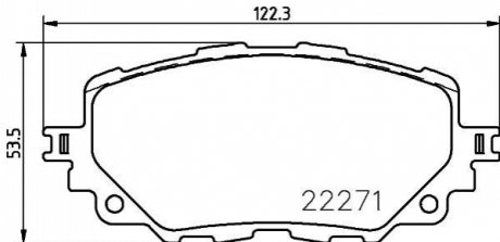 Гальмівні колодки дискові BREMBO P49 054