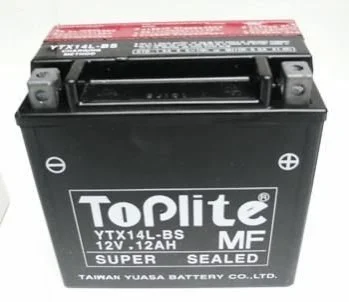 Мотоакумулятор TOPLITE YTX14LBS (фото 1)