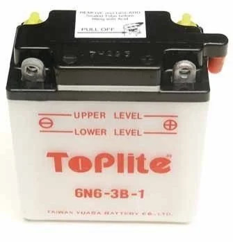 Мотоакумулятор TOPLITE 6N63B1 (фото 1)