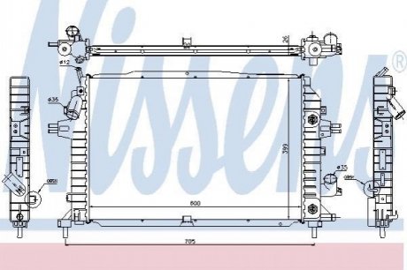 Радiатор NISSENS 63115A