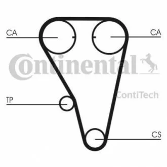Ремінь ГРМ CONTITECH CT 803