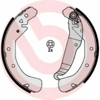 Гальмівні колодки барабанні BREMBO S59 517
