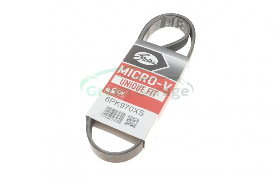 Поликлиновые ремни Micro-V XS (Пр-во Gates) GATES 6PK970XS (фото 1)