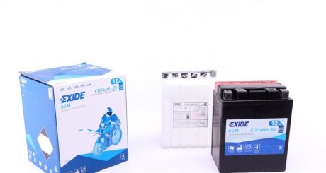 Акумулятор EXIDE ETX14AHL-BS