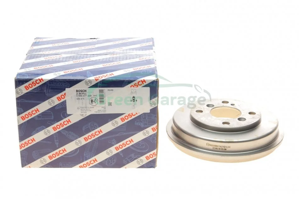 Гальмівний барабан BOSCH 0986477240 (фото 1)