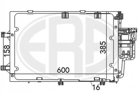 Радiатор ERA 667098