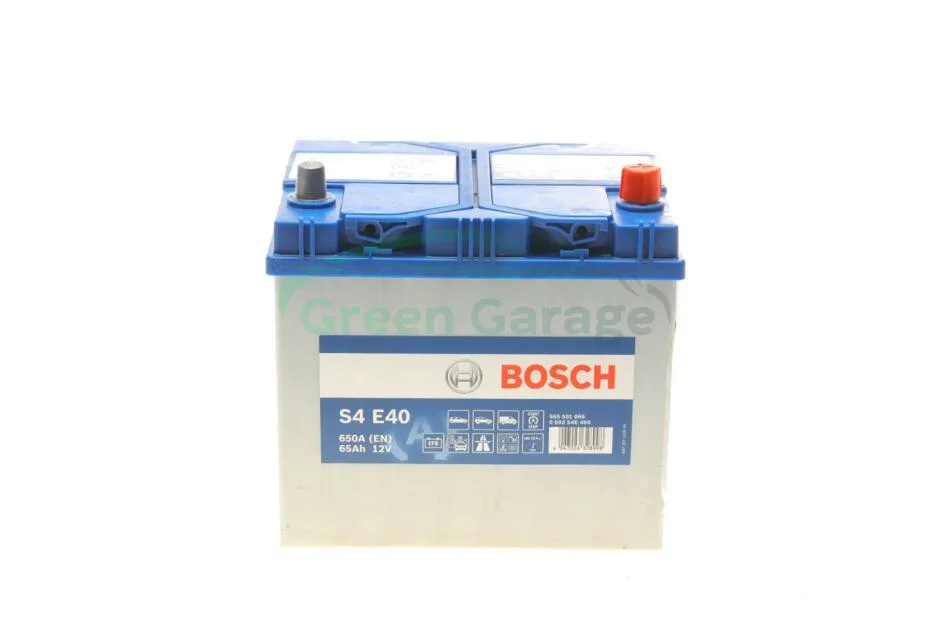 Акумулятор 65Ah-12v EFB (S4E40) (231x173x219),R,EN650 Азія BOSCH 0092S4E400 (фото 1)