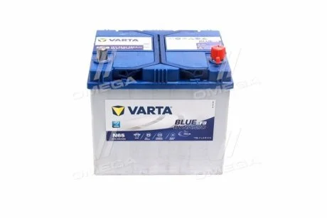 Аккумулятор 65Ah-12v BD(N65) EFB (232х173х225),R,EN650 Азия VARTA 565501065