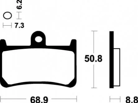 Гальмівні колодки SBS MSS 134