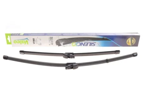 Щетки стеклоочистителя 600/450 мм SILENCIO FLAT BLADE SET (пр-во Valeo) VALEO 577960
