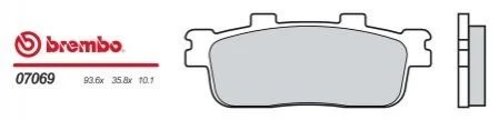 Гальмівні колодки BREMBO 07069XS (фото 1)