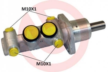 Гальмівний циліндр головний BREMBO M68 001