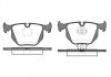 Гальмівні колодки дискові зад. BMW 3 (E46), 7 (E38), X3 (E83), X5 (E53), Z4 (E85), Z4 (E86) Land Rover Range Rover III 2.0-5.4 10.94- REMSA 038100 (фото 1)