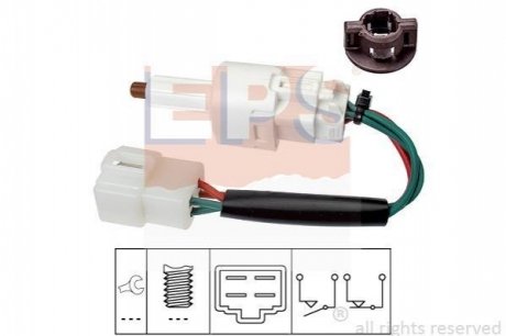 Вимикач ліхтаря сигналу гальма, Выключатель, привод сцепления (Tempomat), Выключатель, привод сцепления (управление двигателем) EPS 1810273