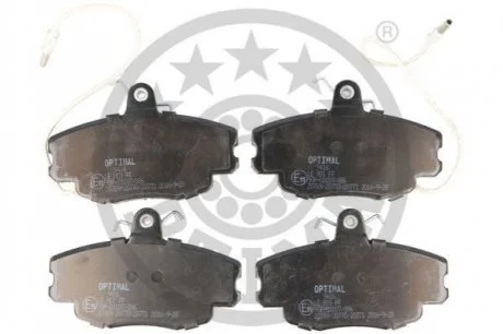 KLOCKI HAMULCOWE PEUGEOT 205   (741A/C), 205   CONVERTIBLE (741B, 20D), 205 MK II (20A/C), 3 85-98 PRZOD SZT OPTIMAL BP09416