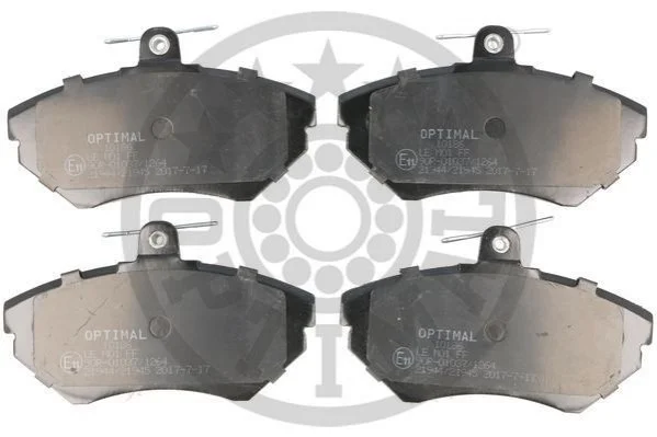 KLOCKI HAMULCOWE AUDI A4 (8D2, B5), A4 AVANT (8D5, B5), VW PASSAT (3B2), PASSAT (3B3), PASSA 94-05 PRZOD SZT OPTIMAL BP10186 (фото 1)