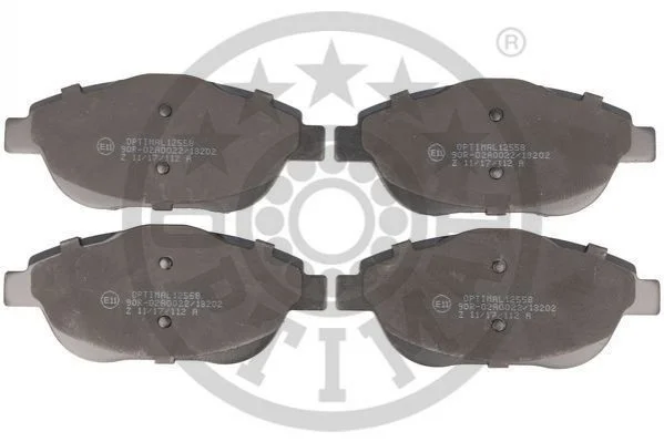 KLOCKI HAMULCOWE CITROËN C3 II (SC_), C3 PICASSO (SH_), DS3, DS3 CONVERTIBLE, DS DS 3, DS 3 09-15 PRZOD SZT OPTIMAL BP12558 (фото 1)