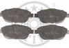 KLOCKI HAMULCOWE CITROËN C3 II (SC_), C3 PICASSO (SH_), DS3, DS3 CONVERTIBLE, DS DS 3, DS 3 09-15 PRZOD SZT OPTIMAL BP12558 (фото 1)