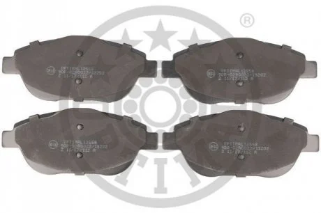 KLOCKI HAMULCOWE CITROËN C3 II (SC_), C3 PICASSO (SH_), DS3, DS3 CONVERTIBLE, DS DS 3, DS 3 09-15 PRZOD SZT OPTIMAL BP12558