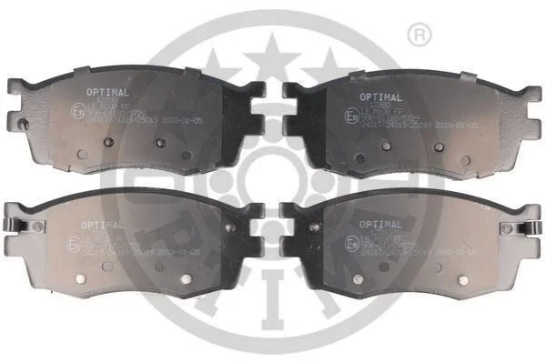 KLOCKI HAMULCOWE HYUNDAI ACCENT III (MC), ACCENT III SALOON (MC), I20 (PB, PBT), KIA PRIDE (05-15 PRZOD SZT OPTIMAL BP12280 (фото 1)