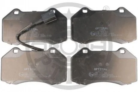 KLOCKI HAMULCOWE ABARTH GRANDE PUNTO (199_), PUNTO (199_), PUNTO EVO (199_), ALFA ROMEO MITO 07-10 PRZOD SZT OPTIMAL BP12335
