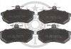 KLOCKI HAMULCOWE SEAT CORDOBA (6K1, 6K2), IBIZA MK II (6K1), TOLEDO   (1L), VW CORRADO (53I) 83-02 PRZOD SZT OPTIMAL BP09774 (фото 1)
