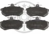 KLOCKI HAMULCOWE SEAT CORDOBA (6K1, 6K2), IBIZA MK II (6K1), TOLEDO (1L), VW CORRADO (53I) 83-02 PRZOD SZT OPTIMAL BP09774 (фото 1)