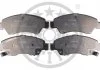 KLOCKI HAMULCOWE HONDA CITY SALOON (GM2, GM3), CIVIC MK V COUPE (EJ), CIVIC MK V HATCHBACK (91-08 PRZOD SZT OPTIMAL BP09816 (фото 1)