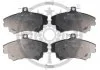 KLOCKI HAMULCOWE MITSUBISHI CARISMA (DA_), CARISMA SALOON (DA_), VOLVO S40 I (644), V40 ESTA 95-06 PRZOD SZT OPTIMAL BP10335 (фото 1)