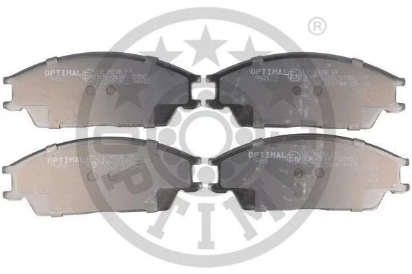 KLOCKI HAMULCOWE HONDA ACCORD MK II (AC, AD), ACCORD MK II HATCHBACK (AC, AD), HYUNDAI ACCEN 83-00 PRZOD SZT OPTIMAL BP09451 (фото 1)