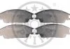 KLOCKI HAMULCOWE HONDA ACCORD MK II (AC, AD), ACCORD MK II HATCHBACK (AC, AD), HYUNDAI ACCEN 83-00 PRZOD SZT OPTIMAL BP09451 (фото 1)