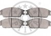 KLOCKI HAMULCOWE HONDA ACCORD MK II (AC, AD), ACCORD MK II HATCHBACK (AC, AD), HYUNDAI ACCEN 83-00 PRZOD SZT OPTIMAL BP09451 (фото 2)