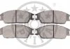 KLOCKI HAMULCOWE HONDA ACCORD MK II (AC, AD), ACCORD MK II HATCHBACK (AC, AD), HYUNDAI ACCEN 83-00 PRZOD SZT OPTIMAL BP09451 (фото 2)