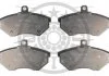 KLOCKI HAMULCOWE SEAT CORDOBA (6K1, 6K2), CORDOBA VARIO (6K5), IBIZA MK II (6K1), INCA (6K9) 88-04 PRZOD SZT OPTIMAL BP09772 (фото 1)