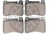 KLOCKI HAMULCOWE MERCEDES-BENZ C-CLASS (W203), C-CLASS COUPE (CL203), C-CLASS T-MODEL (S203) 00-11 PRZOD SZT OPTIMAL BP12318 (фото 2)