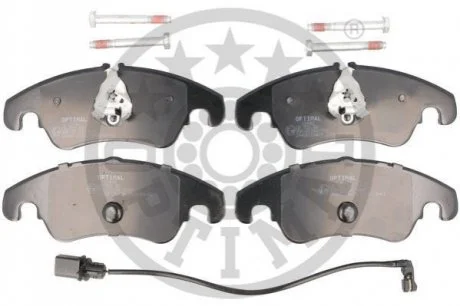 KLOCKI HAMULCOWE AUDI A4 (8K2, B8), A4 ALLROAD (8KH, B8), A4 AVANT (8K5, B8), A5 (8T3), A5 C 07-17 PRZOD SZT OPTIMAL BP12442