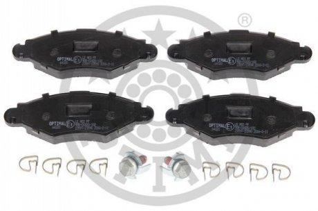 KLOCKI HAMULCOWE PEUGEOT 206 HATCHBACK (2A/C), 206 SALOON, 206 SW (2E/K), 206 VAN, 206+ (2L_ 93-07 PRZOD SZT OPTIMAL BP64320