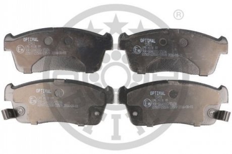 KLOCKI HAMULCOWE DAIHATSU COPEN (L880_, L881_), CUORE VII (L275_, L285_, L276_), SIRION (M3_ 00-12 PRZOD SZT OPTIMAL BP72411