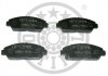 KLOCKI HAMULCOWE HONDA ACCORD MK V (CC, CD), ACCORD MK V (CE, CF_), PRELUDE MK III (BA), PRE 87-00 PRZOD SZT OPTIMAL BP09793 (фото 1)