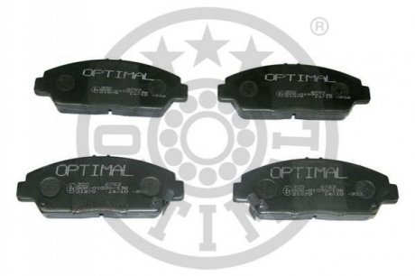 KLOCKI HAMULCOWE HONDA ACCORD MK V (CC, CD), ACCORD MK V (CE, CF_), PRELUDE MK III (BA), PRE 87-00 PRZOD SZT OPTIMAL BP09793 (фото 1)