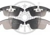 KLOCKI HAMULCOWE CITROËN C4 COUPE (LA_), C4 GRAND PICASSO I (UA_), C4 I (LC_), C4 II (B7), C 03-13 PRZOD SZT OPTIMAL BP12506 (фото 1)