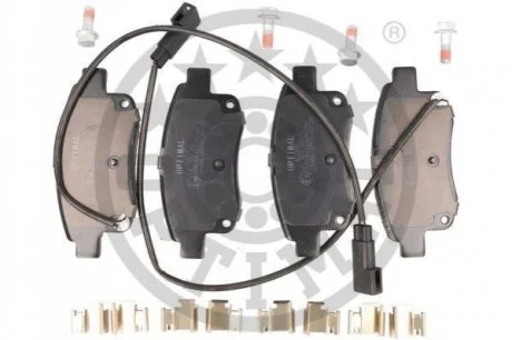 KLOCKI HAMULCOWE FORD TRANSIT BOX (FA_ _), TRANSIT BUS (FD_ _, FB_ _, FS_ _, FZ_ _, FC_ _), 06-14 TYL SZT OPTIMAL BP12298