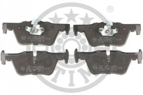KLOCKI HAMULCOWE BMW 1 (F20), 1 (F21), 2 CONVERTIBLE (F23), 2 COUPE (F22, F87), 3 (F30, F80) 11-15 TYL SZT OPTIMAL BP12586