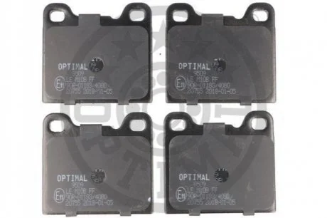 KLOCKI HAMULCOWE VOLVO 740 (744), 740 KOMBI (745), 760 (704, 764), 760 KOMBI (704, 765), 850 81-05 TYL SZT OPTIMAL BP09509